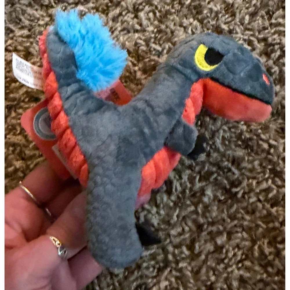 Bark-Plush Dog Toys Stella Stegosaurs, Tyrion Tyrannosaurus. Domion Pyoraptor